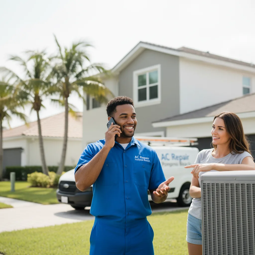 AC Repair Pompano Beach customer support in Plympton